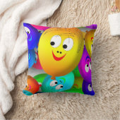 幸せな気球 クッション (ブランケット)