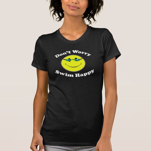 幸せな水泳 Tシャツ (正面)