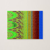 幸せな水玉模様カラフルモチーフのギフト ジグソーパズル (横)