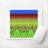 幸せな水玉模様カラフルモチーフのギフト マウスパッド (マウス)