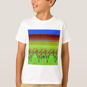 幸せな水玉模様カラフルモチーフのギフト Tシャツ