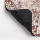 幸せな水色を作る芸術的ことをする マウスパッド (コーナー)