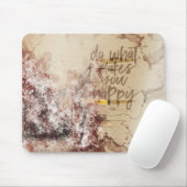 幸せな水色を作る芸術的ことをする マウスパッド (マウス)