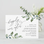 幸せな永遠の誓い ユーカリのディナー 招待状 (スタンド正面)