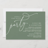 幸せな永遠のParty、ロマンチックなディナー&ダンス 招待状 (正面)