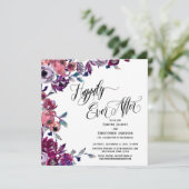 幸せな永遠を豪華な脚本 太い花 招待状 (スタンド正面)