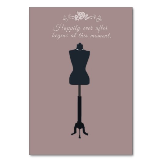 幸せな永遠 テーブルナンバー (裏面)