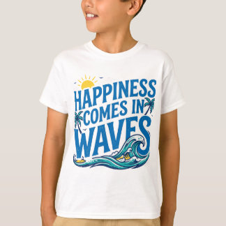 幸せな波 Tシャツ