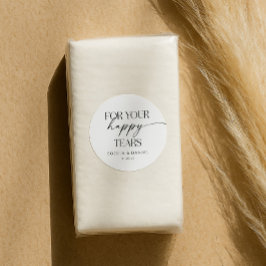 幸せな涙のティッシュ結婚パックのために ラウンドシール