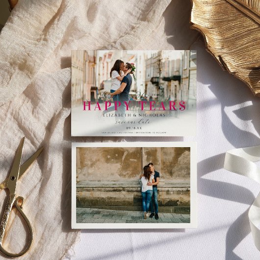 幸せな涙 |かわいい写真デートを保存 セーブザデート