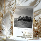 「幸せな漂流」写真感謝カード 招待状