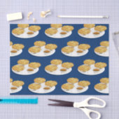 幸せな漫画のLatkesのアップルソースのサワークリーム 薄葉紙 (クラフト)