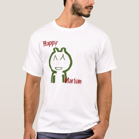 幸せな火星人 Tシャツ (正面)