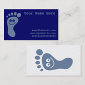 幸せな灰色の足 名刺 (正面/裏面)