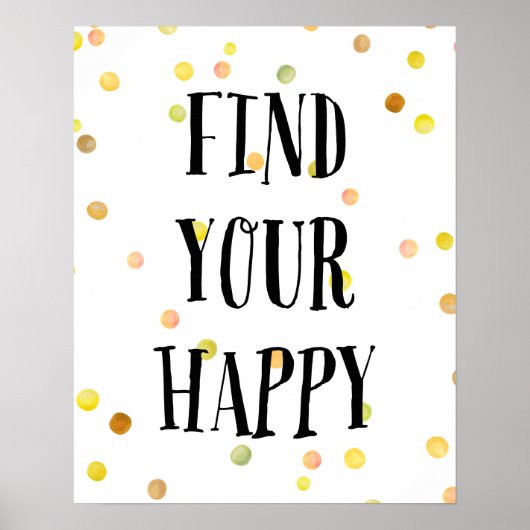 幸せな点を見つける ポスター (正面)