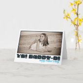 幸せな父の日のお父さんO! カード (黄色い花)