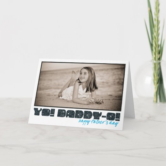 幸せな父の日のお父さんO! カード (正面)