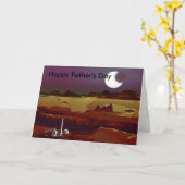 幸せな父の日のサイファイカード カード (黄色い花)