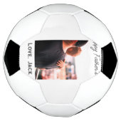 幸せな父の日の写真愛モダンの父シンプル父 サッカーボール (回転)