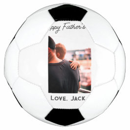 幸せな父の日の写真愛モダンの父シンプル父 サッカーボール