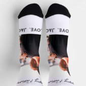 幸せな父の日の写真愛モダンの父シンプル父 ソックス (上部)