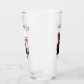 幸せな父の日の写真愛モダンの父シンプル父 タンブラーグラス (左)