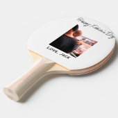 幸せな父の日の写真愛モダンの父シンプル父 卓球ラケット (正面アングル)