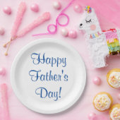 幸せな父の日の紙皿 ペーパープレート (パーティー)