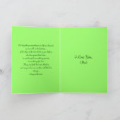 幸せな父の日カード カード (内部)