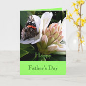 幸せな父の日カード カード (黄色い花)