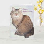 幸せな父の日カード カード (黄色い花)