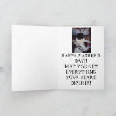 幸せな父の日カード カード (内部)