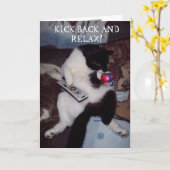 幸せな父の日カード カード (黄色い花)