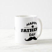 幸せな父の日マグギフトパパ コーヒーマグカップ (正面右)