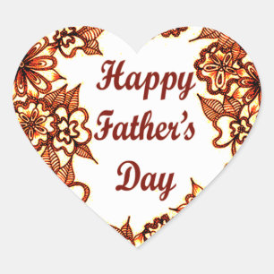 幸せな父の日5 ハートシール