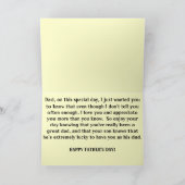 幸せな父の日、あなたの息子からのパパ カード (内部)