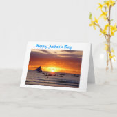 幸せな父の日 カード (黄色い花)