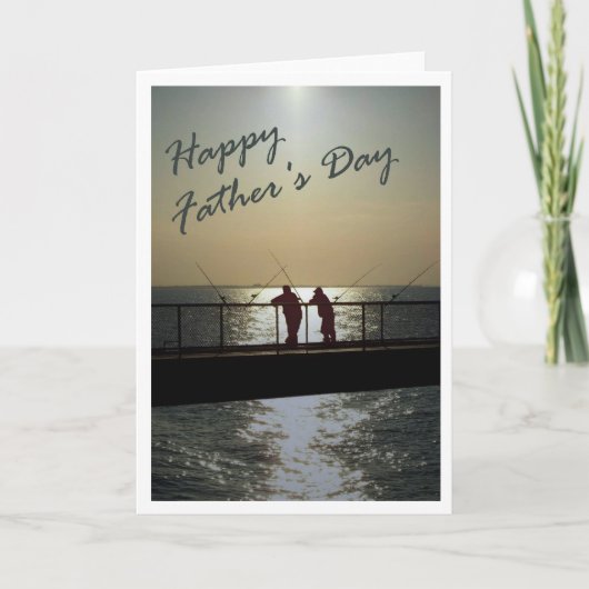 幸せな父の日 カード (正面)