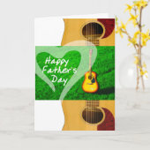 幸せな父の日 カード (黄色い花)
