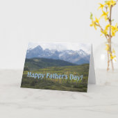 幸せな父の日! カード (黄色い花)