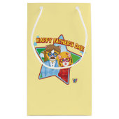 幸せな父の日! スモールペーパーバッグ (裏面)