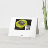 幸せな父の日-ベビーGroundhogs カード (裏面)