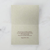 幸せな父の日-ベビーGroundhogs カード (内部)