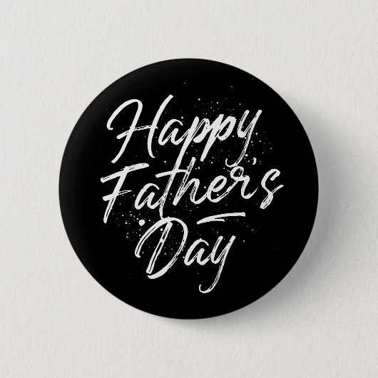 幸せな父の日/ボタンPin 缶バッジ (正面)