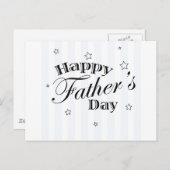 幸せな父の日! ポストカード (正面/裏面)