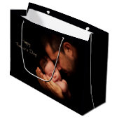 幸せな父の日 ラージペーパーバッグ (正面アングル)