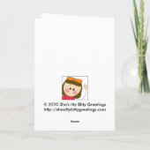 幸せな父の日(女の子) カード (裏面)