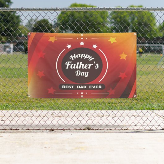 幸せな父の日 横断幕 (インサイチュ)