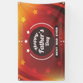 幸せな父の日 横断幕 (縦)