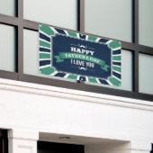 幸せな父の日… i愛 横断幕 (ビルの外側)